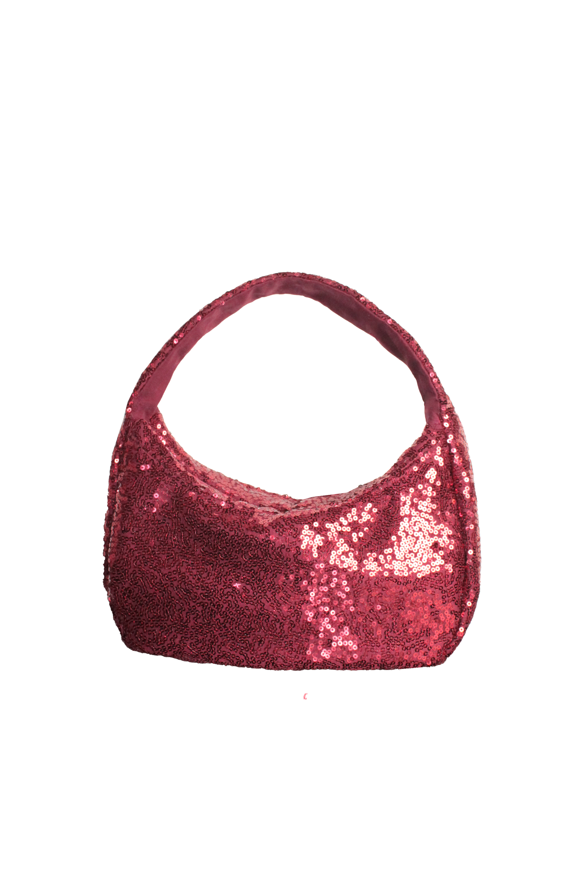 The Moon Bag: Sequin Shoulder Bag – Sparkly Evening & Party Purse with Inside Pockets