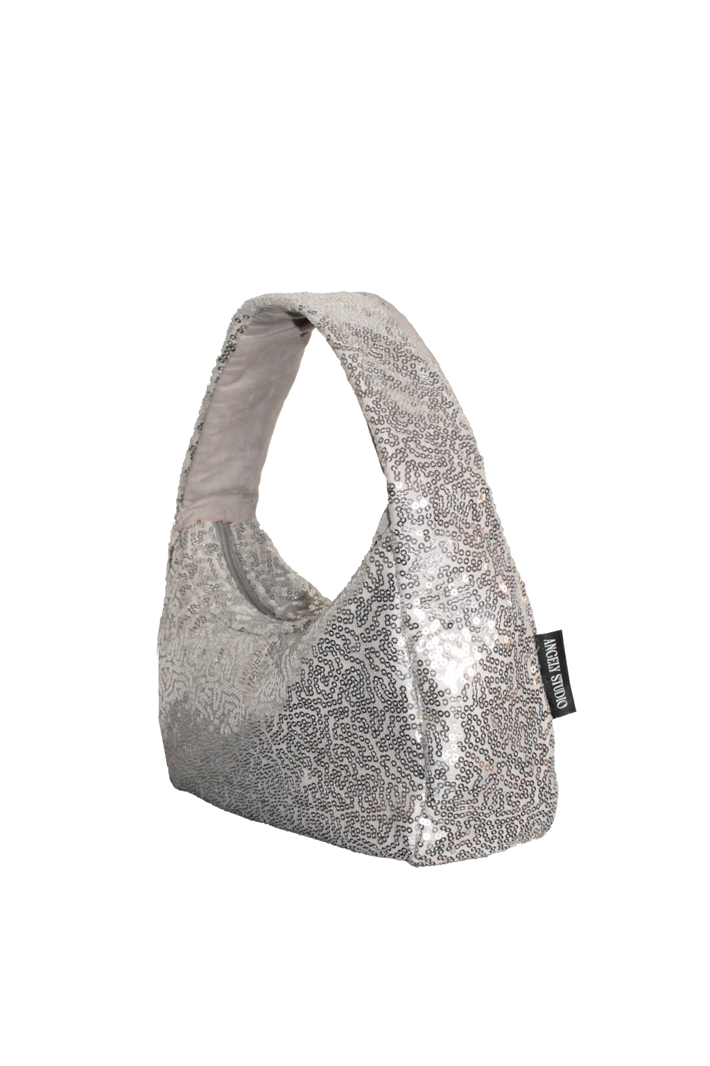 The Moon Bag: Sequin Shoulder Bag – Sparkly Evening & Party Purse with Inside Pockets
