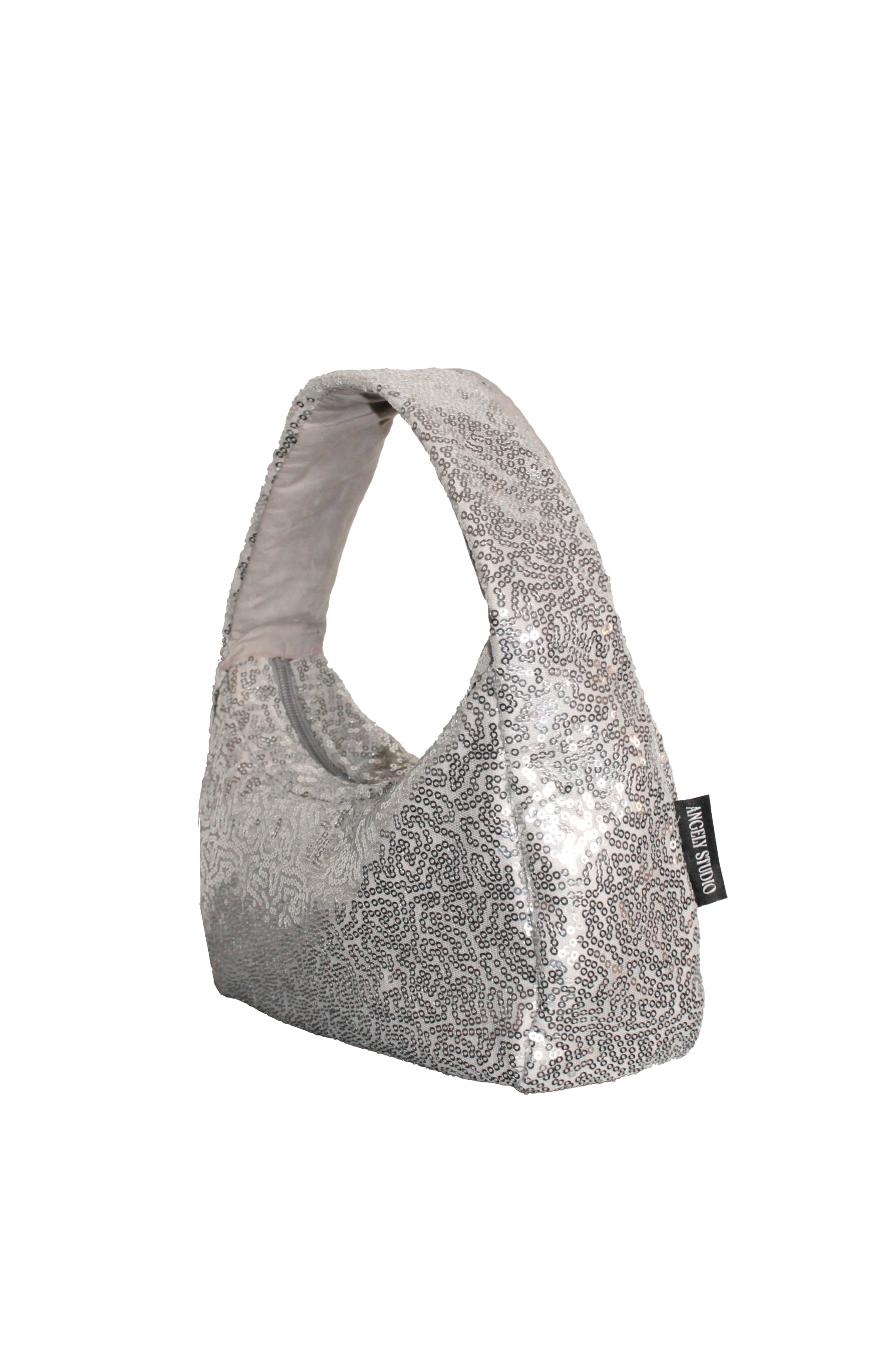 The Moon Bag: Sequin Shoulder Bag – Sparkly Evening & Party Purse with Inside Pockets