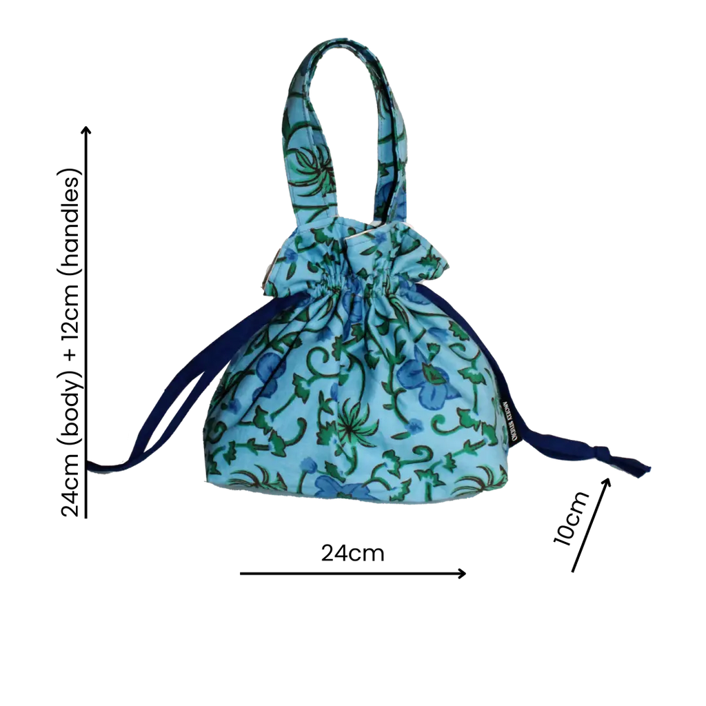 Dimension Light Blu Candy Bag - Angely Studio