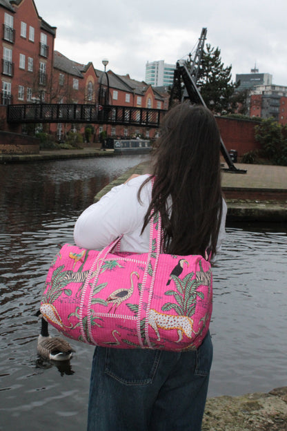 Soft Quilted Duffle Bag - Vibrant, Stylish, and Travel-Ready