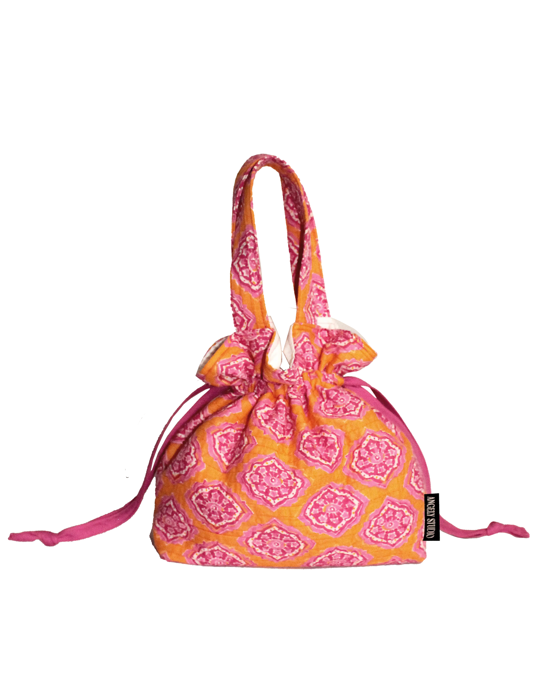front Orange Candy Bag - Angely Studio