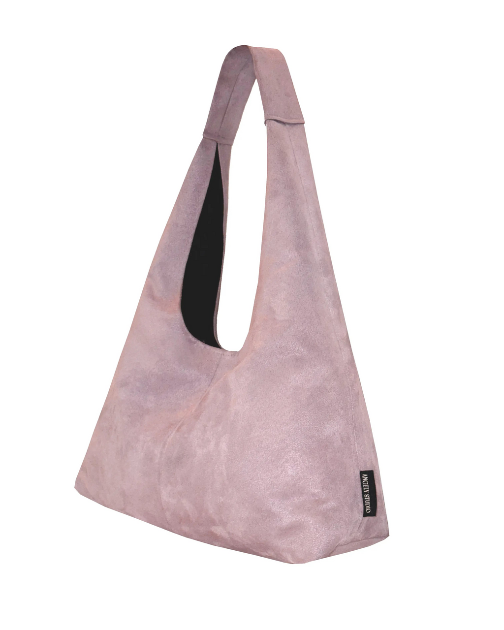 side lavender shoulder bag - Angely Studio